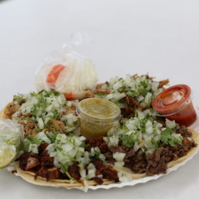 Marinated Pork Taco.