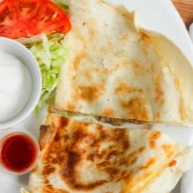 Mexican Sausage Quesadilla.
