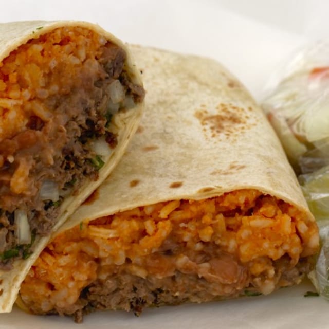 Beef Head Burrito.